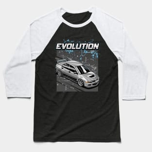 Mitsubishi Lancer Evolution 8 Baseball T-Shirt